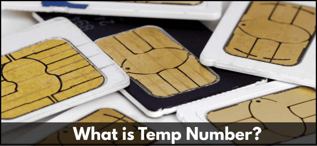 What is temp number for whatsapp